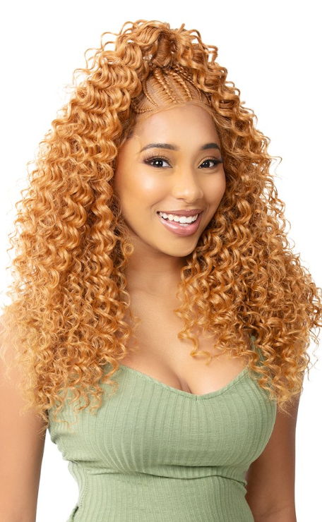 Nutique Illuze 13x4 Lace Braided Water Deep 24"