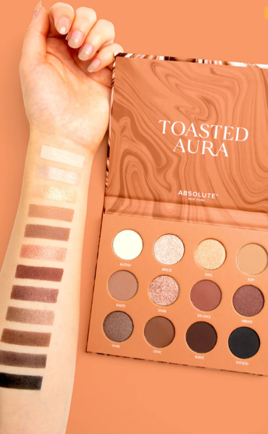 Absolute New York Toasted Aura Eyeshadow Palette