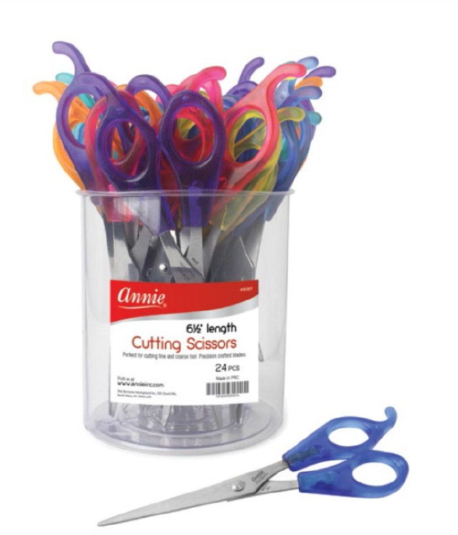 Annie 6.5" Hair Shears #5057 - 1pc - Randomly picked color