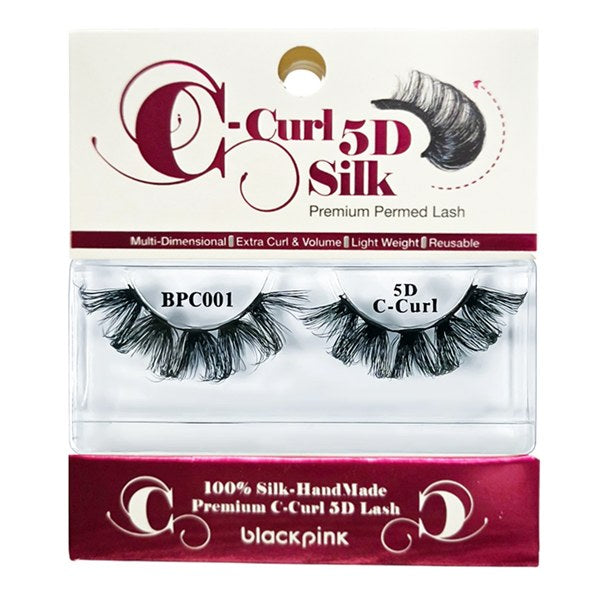 Black Pink 5D C-Curl Silk Premium Permed Lash #BPC001