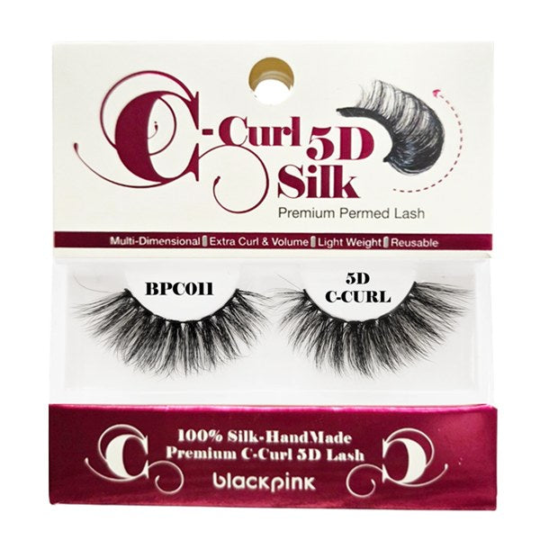 Black Pink 5D C-Curl Silk Premium Permed Lash #BPC011