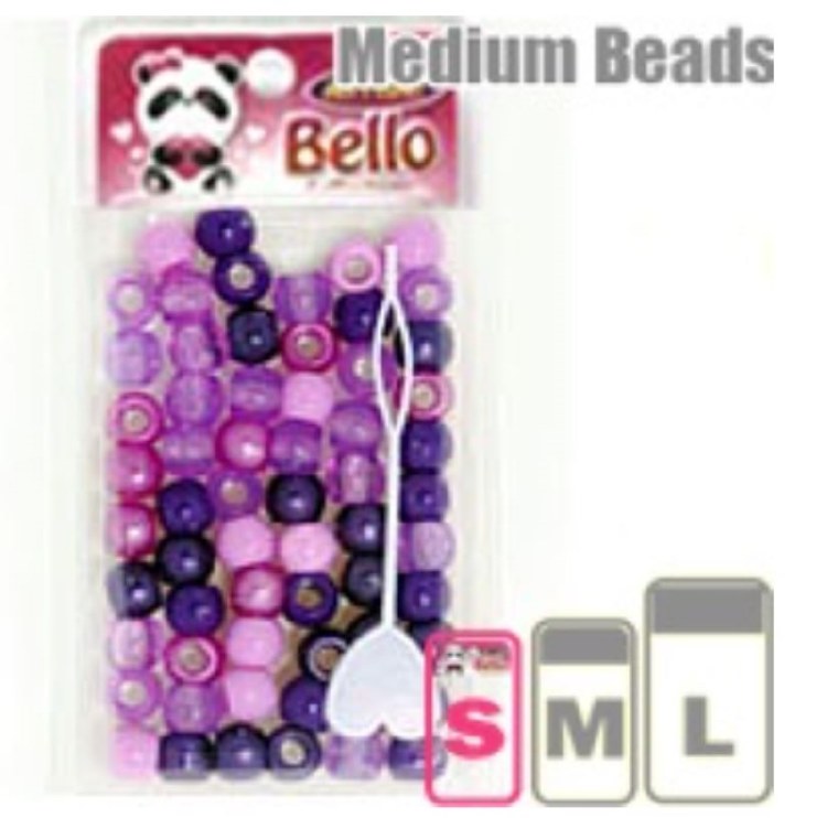 Bello Medium Beads in Small Package - Colors Available