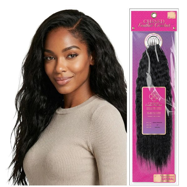 Chesed Feather Crochet Wet & Wavy 14 Inch - # NATURAL