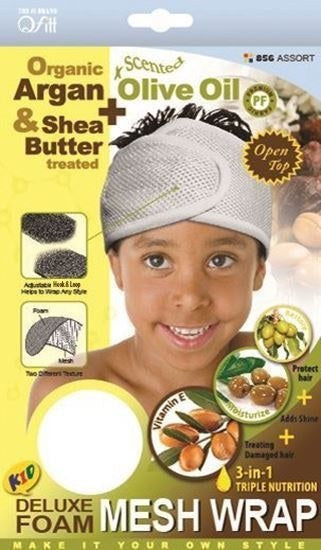 Qfitt Kid Deluxe Foam Mesh Wrap Assorted Colors #856