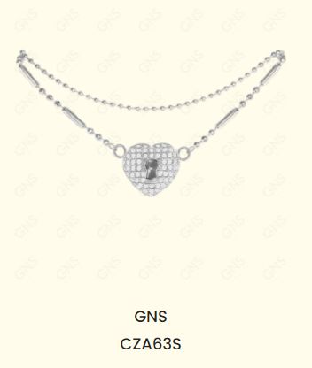 GNS NY Cubic Zirconia Anklet