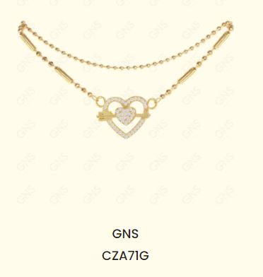 GNS NY Cubic Zirconia Anklet