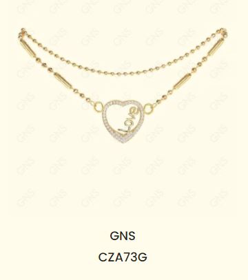 GNS NY Cubic Zirconia Anklet
