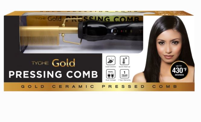 Nicka K Gold Pressing Comb