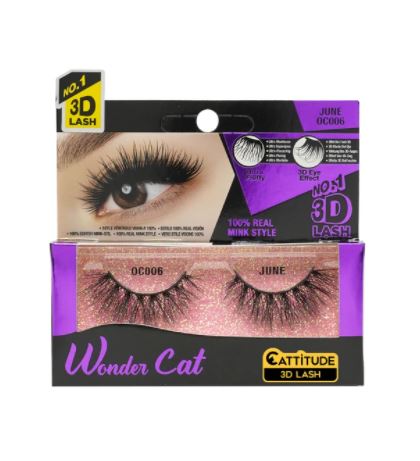 Wonder Cat 3D Mink Faux Lashes