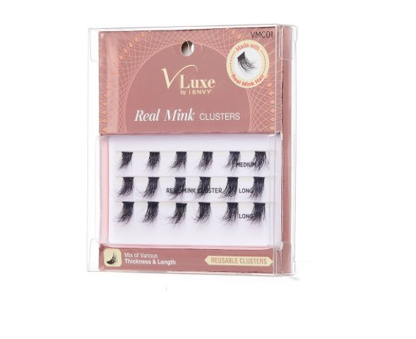 V Luxe Real Mink Clusters