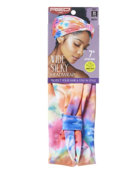 RED Wide Dry Fit Headwrap