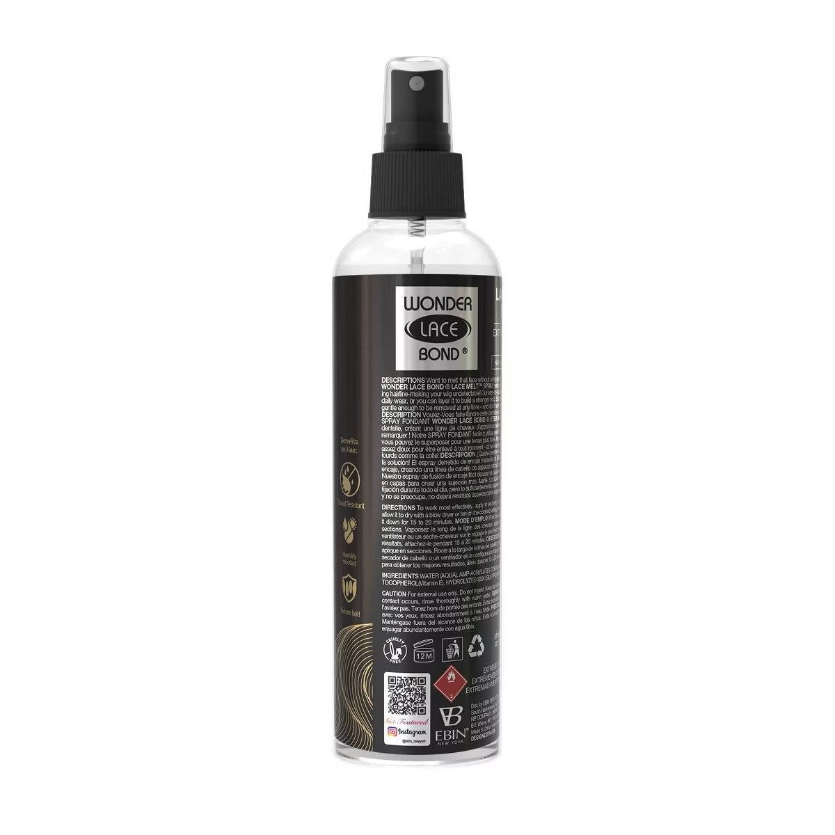 EBIN Wonder Lace Bond Lace Melt Spray