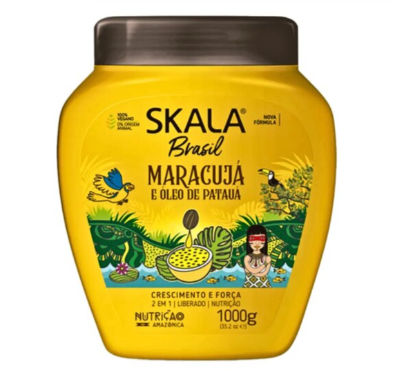 Skala 2-in-1 Curly Hair Treatment, Passion Fruit & Pataua Oil