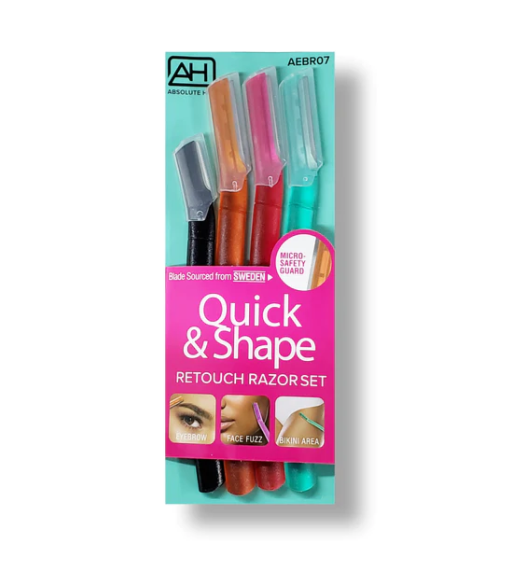 Absolute New York Hot Quick & Shape Retouch Razor Set
