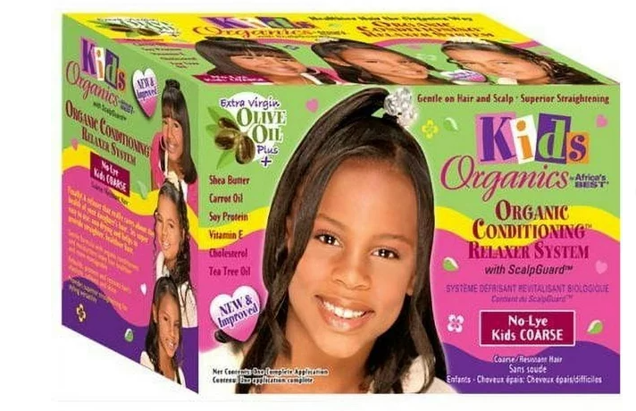 Africa's Best Kids Originals Relaxer System, Natural Conditioning, No-Lye, Kids Regular