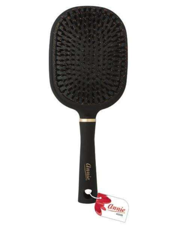 Annie Deluxe Paddle Brush 100% Boar Bristle