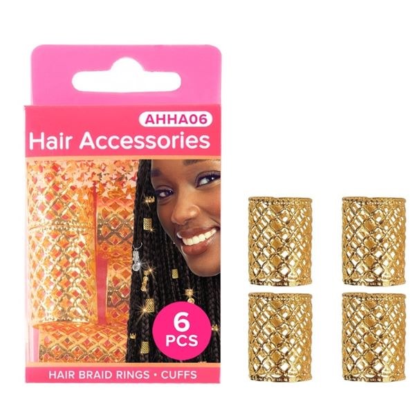 Absolute New York Pinccat Premium Dreadlocks & Braiding Hair Accessories - AHHA006 - Gold