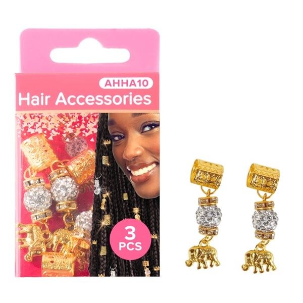 Absolute New York Pinccat Premium Dreadlocks & Braiding Hair Accessories - AHHA010 - Gold