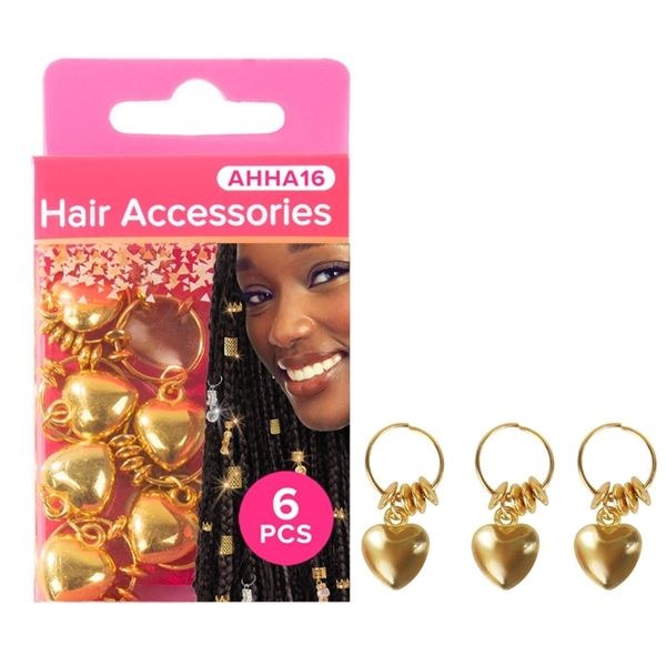 Absolute New York Pinccat Premium Dreadlocks & Braiding Hair Accessories - AHHA016 - Gold