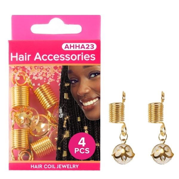 Absolute New York Pinccat Premium Dreadlocks & Braiding Hair Accessories - AHHA023 - Gold