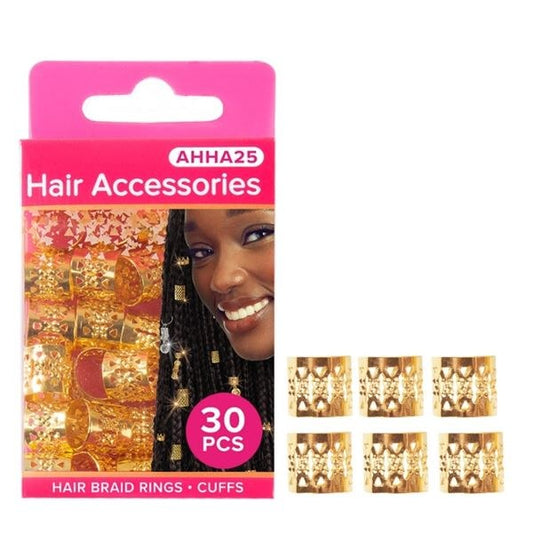 Absolute New York Pinccat Premium Dreadlocks & Braiding Hair Accessories - AHHA025 - Gold