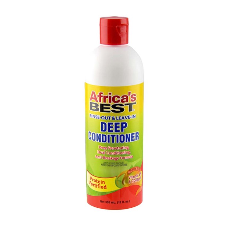 Africa's Best Rinse-Out And Leave-In Deep Conditioner Protein Fortified - 12oz