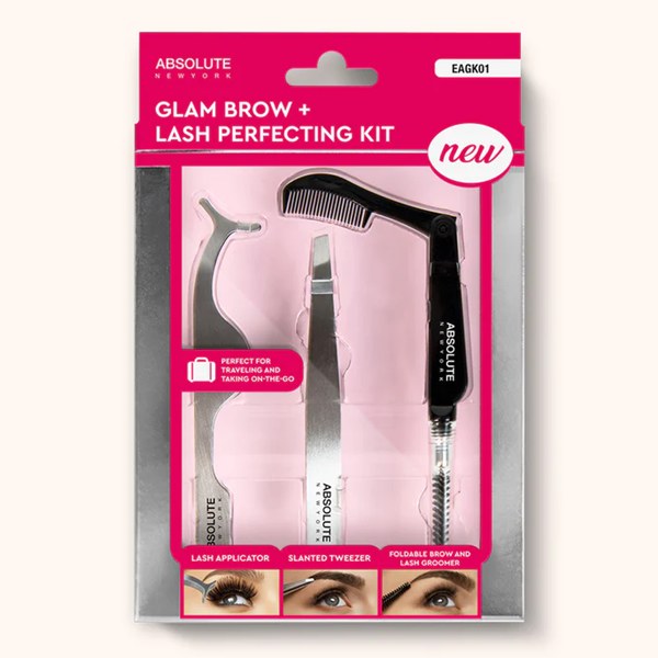 Absolute New York Glam Brow + Lash Perfecting Kit - EAGK01