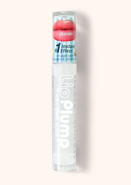 Absolute New York Lip Plump High-Shine Gloss - MLPG01 Clear - 0.085 oz