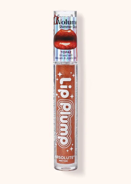 Absolute New York Lip Plump Jewel Glimmer Gloss - MLPG14 Topaz - 0.085 oz