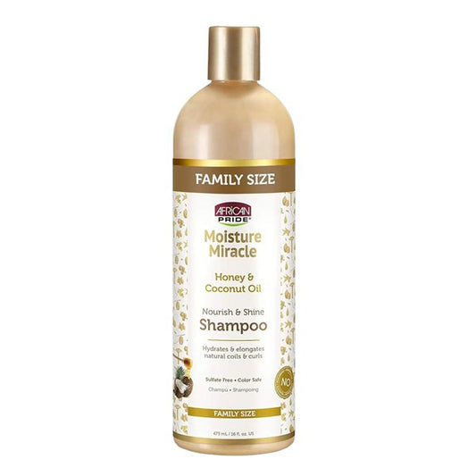 African Pride Moisture Miracle Honey & Coconut Oil Shampoo 16oz