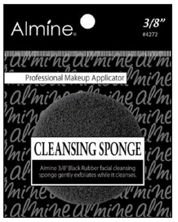 Almine Cleansing Sponge - 3/8" - #4272 - Black