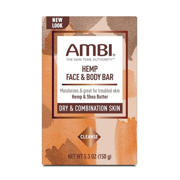 Ambi Hemp Face and Body Soap Bar 5.3oz