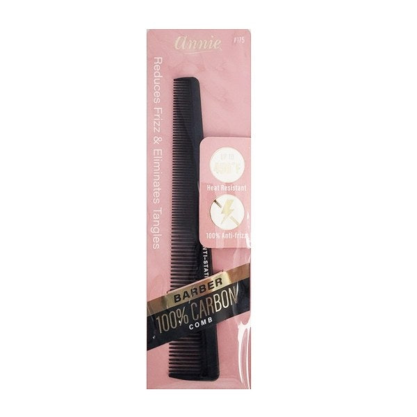 Annie 100% Carbon Barber Comb #175