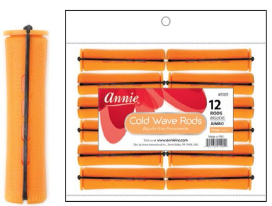 Annie Cold Wave Rod - Jumbo - 12 Pack - #1101 - Orange