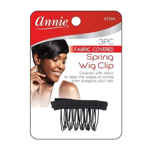 Annie Spring Wig Clip 3pcs #3394 - Black