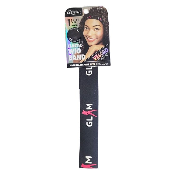 Annie Patterned Elastic 1 1/8" Wig Band - #3462