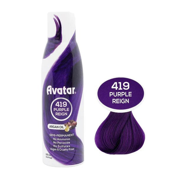 Avatar Luminous Semi-Permanent Hair Color #419 - Purple Reign