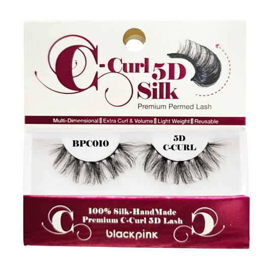 Black Pink 5D C-Curl Silk Premium Permed Lash #BPC010