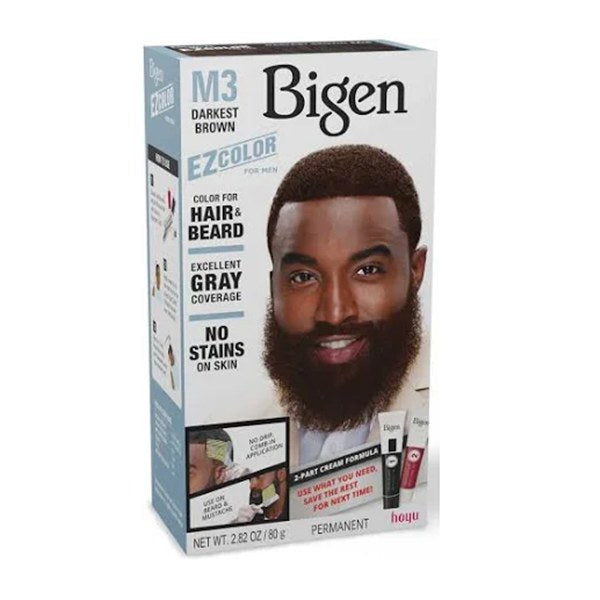 Bigen EZ Hair Color Kit for Men 2.8oz - #M3 - Darkest Brown