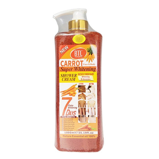 BTL Shower Cream 1000ml - Carrot