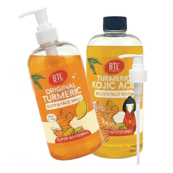 BTL Original Turmeric Body & Face Wash 500g