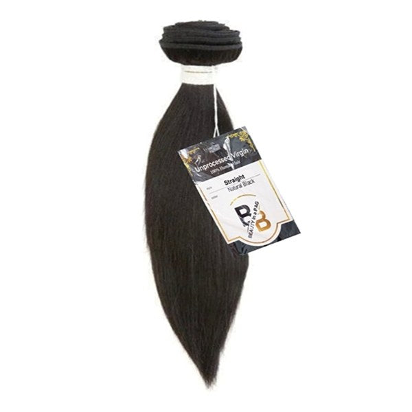 Beauty in a Bag 7A Straight 12 inch - # Natural Black