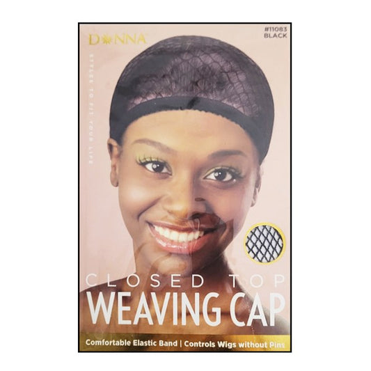 Donna Closed Top Weaving Cap #11083 - Black