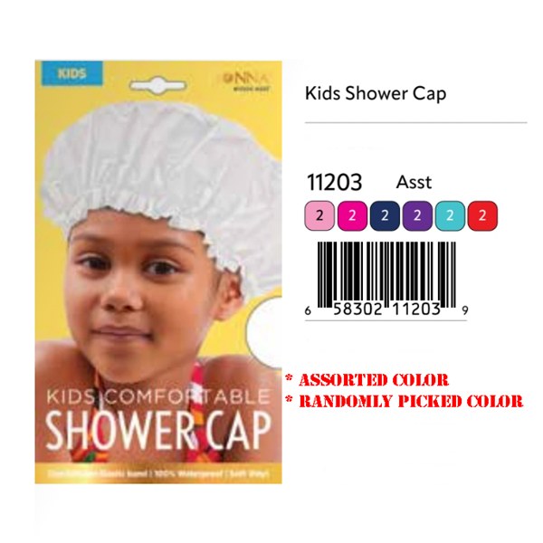 Donna Kids Shower Cap #11203 - Assorted Color