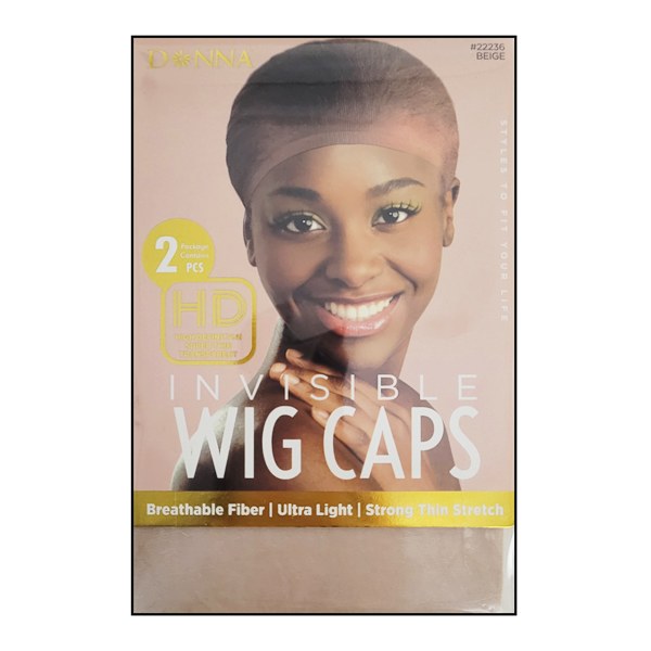 Donna HD Invisible Wig Caps (2pcs) #22236 - Beige