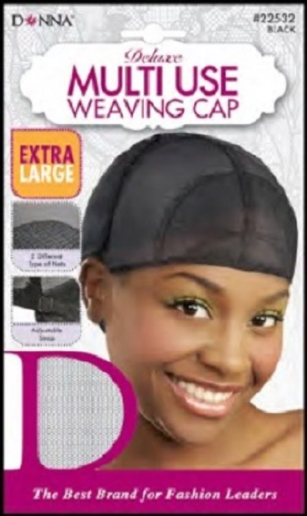 Donna Deluxe Multi-Use Weaving Cap - X-Large #22532 - Black