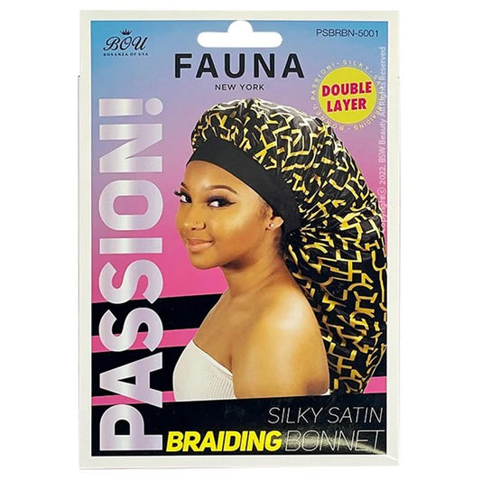 Bou Fauna Silky Satin Braiding Bonnet #PSBRBN-5001