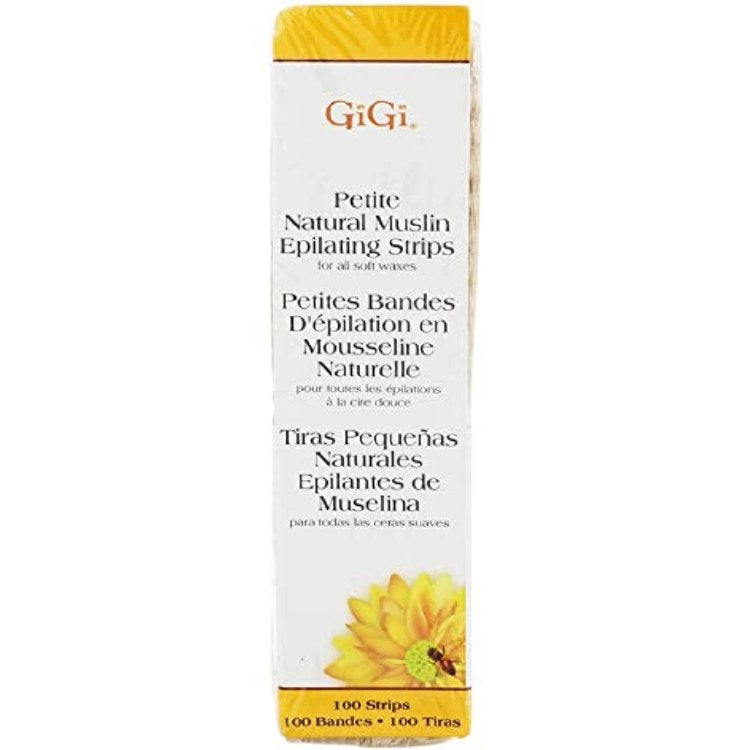 Gigi Natural Muslin Epilating Stp. - Petite, 100 Ct.