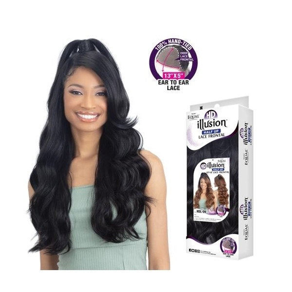 FreeTress HD Illusion Half Up Lace Front - HDL- 09 - # OT30