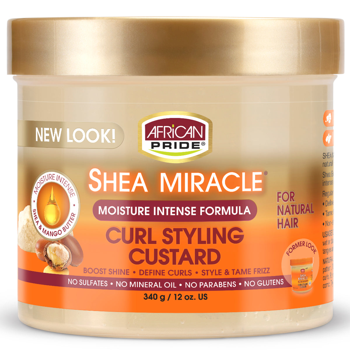 African Pride Shea Butter Curling Custard